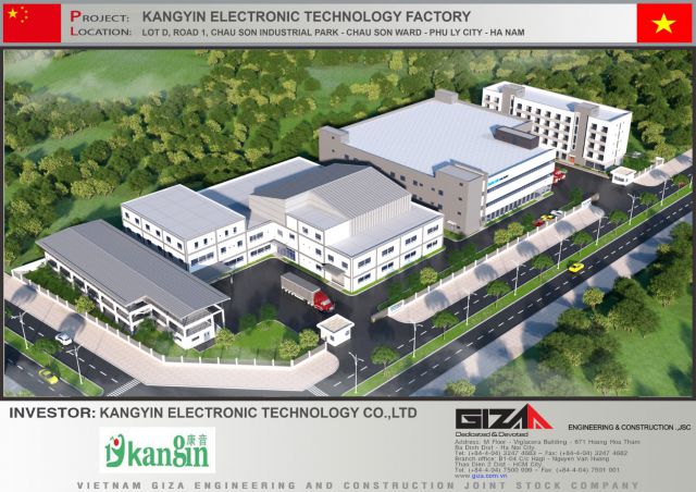 NHÀ MÁY ĐIỆN TỬ KANGYIN 