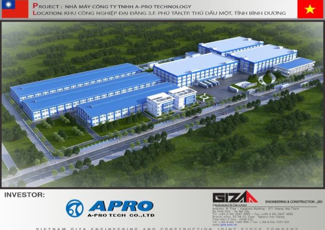 NHÀ MÁY A PRO GIAI ĐOẠN 1